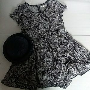 Urban Outfitters SILENCE + NOISE Brown Print Dress